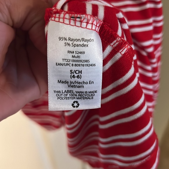 Time AND Tru Sundress. Small. Red & White NWOT. - Picture 4 of 4